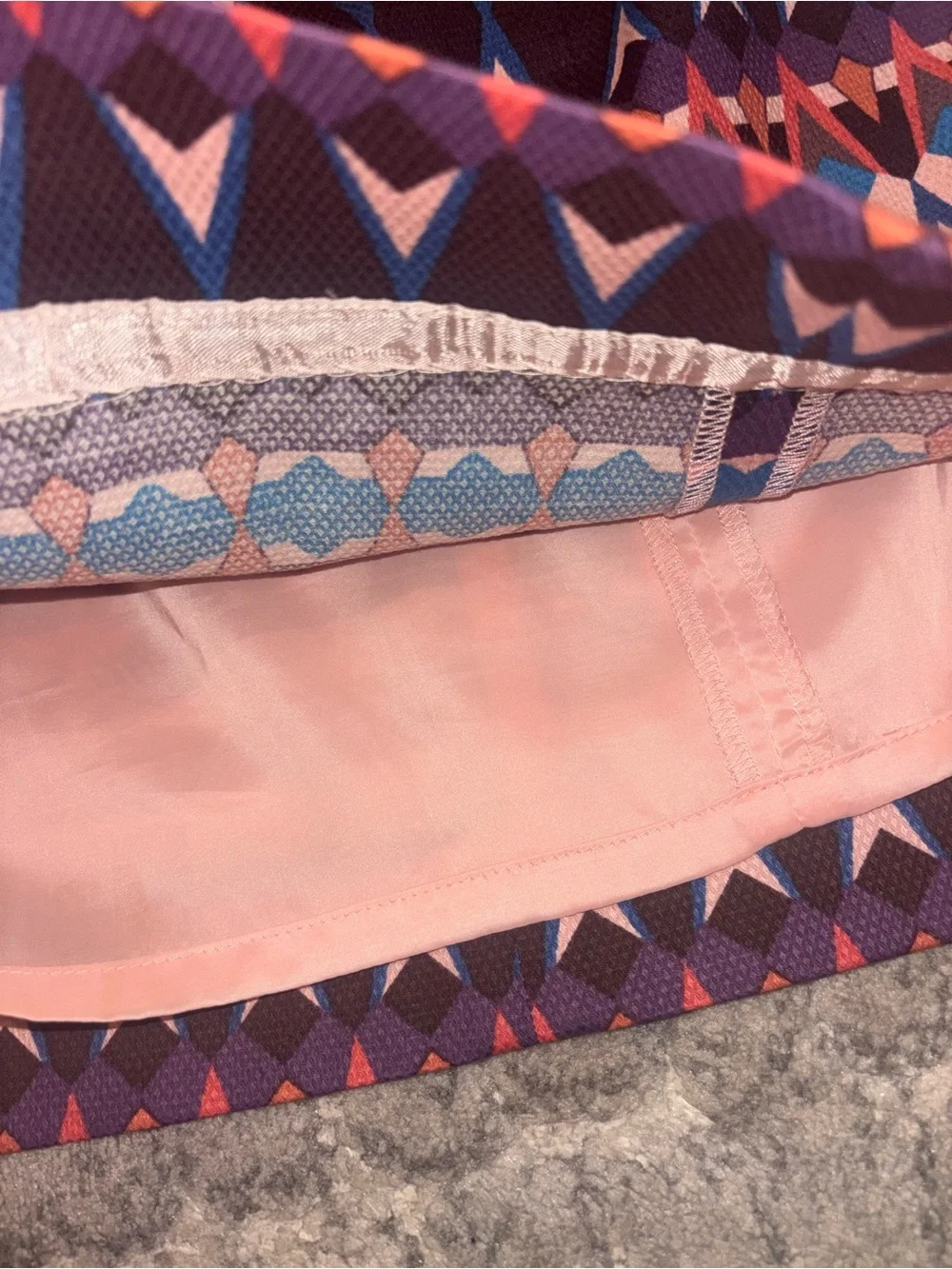 J. Crew Geometric Print Pencil Skirt